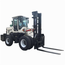 High performance off road diesel rough terrain forklift 4 ton